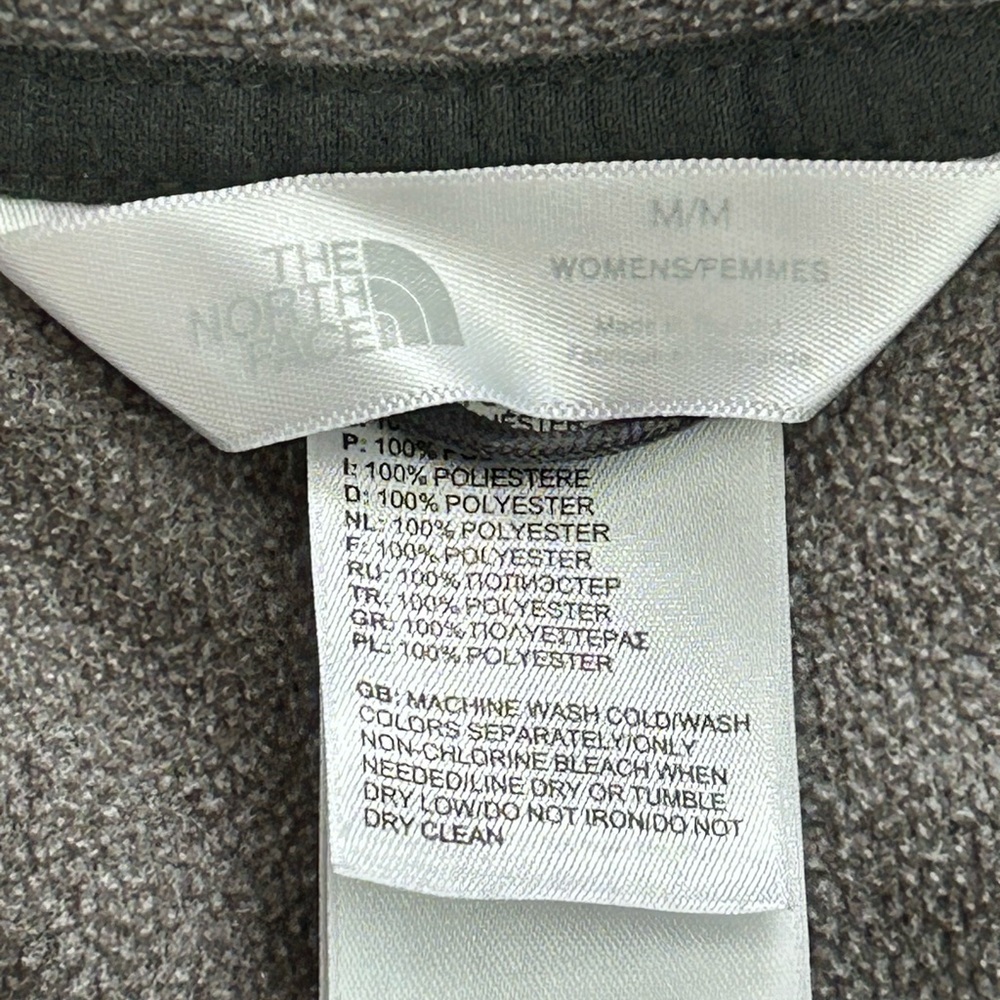 The North Face Gray Zip-Up Hoodie Size M - Picture 4 of 4